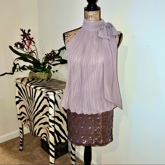 NWT-Cache Sleeveless Accordion Dress-S - Picture 3 of 13